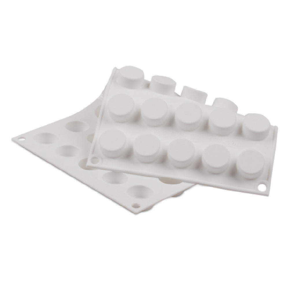 JB Prince MA105 Micro Flex Mold 11-3/4" X 7" Overall Makes (35) 1" Round Discs