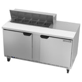 Beverage Air SPE60HC-10 Sandwich Top Refrigerated Counter Two-section 60"W
