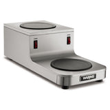 Waring WCW20R - Café Deco™ Coffee Warmer, Double Burner, Step-up