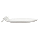 Bon Chef 81003PWHT Tray 22-7/16" X 5-3/4" X 1-5/8"H Oval