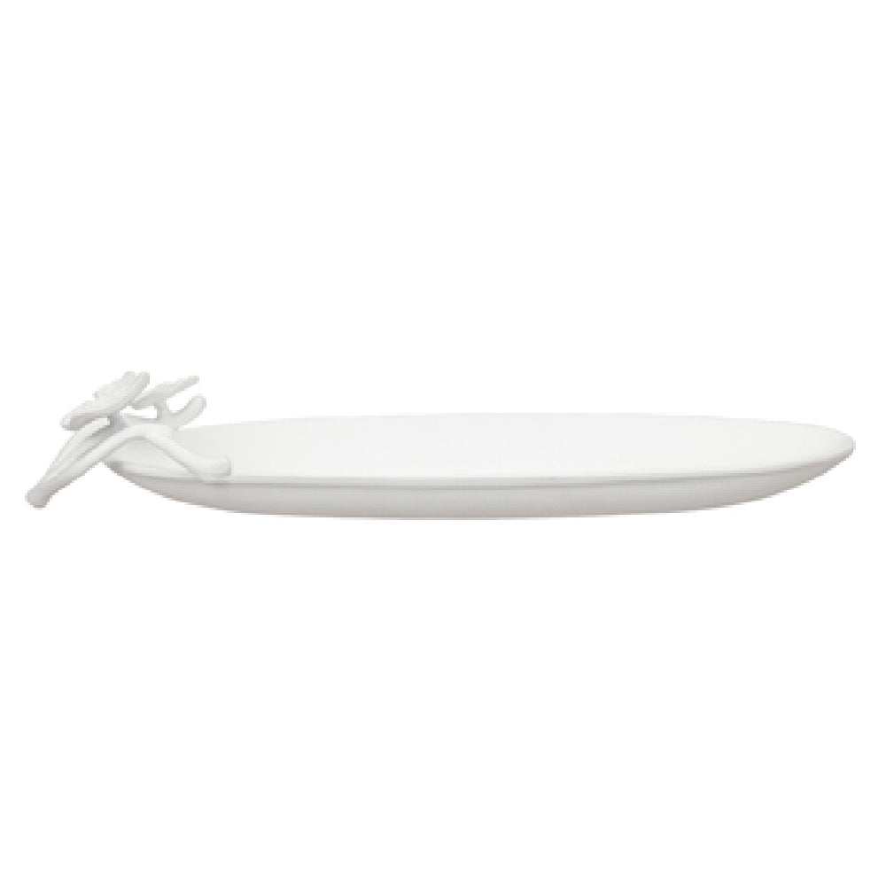 Bon Chef 81003BLKSPKLD Tray 22-7/16" X 5-3/4" X 1-5/8"H Oval