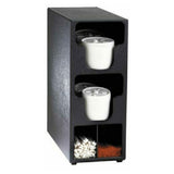Dispense-Rite TLO-2BT - Lid & Straw Organizer, 2 Section, 16-1/4"H X 6-1/2"W X 14"D
