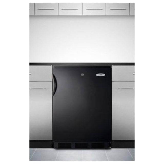 Summit FF7LBLKBI Undercounter Refrigerator One-section Built-in Or Freestanding