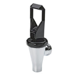 Service Ideas 040201 Jewel Standard Beverage Dispenser Spigot 1-1/32" 14 UNC Black And Polished Stainless