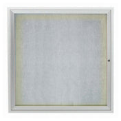 Aarco ODCC3636RI Aluminum Bulletin Board 36"W X 36"H Enclosed