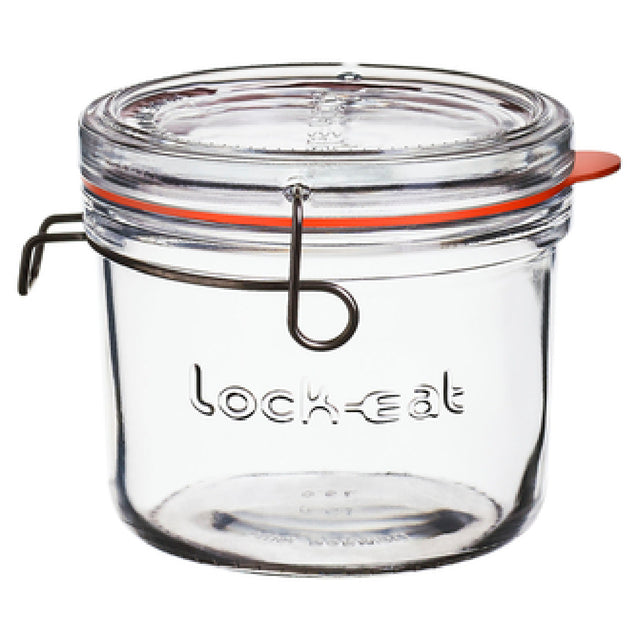 BauscherHepp 12159/01 Food Jar 17 Oz. 4-3/4" Dia. X 4-1/8"H