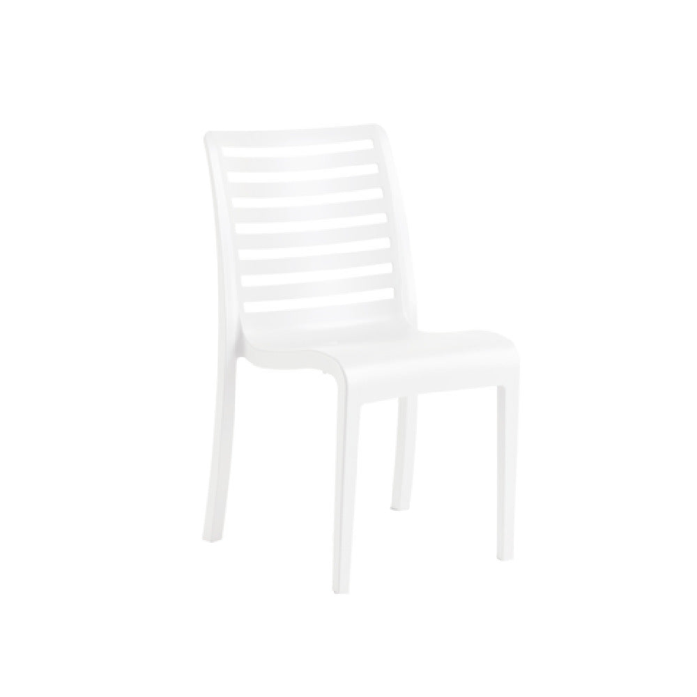 Grosfillex UT947004 Astoria Stacking Sidechair 20.9"W X 23.4"D X 34.7"H Technopolymer With Air Molding Technology