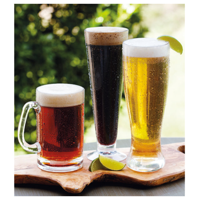 GET Enterprises SW-1466-CL Pilsner 16 Oz. (17 Oz. Rim Full) 3-3/20" Dia. X 9-1/2"H