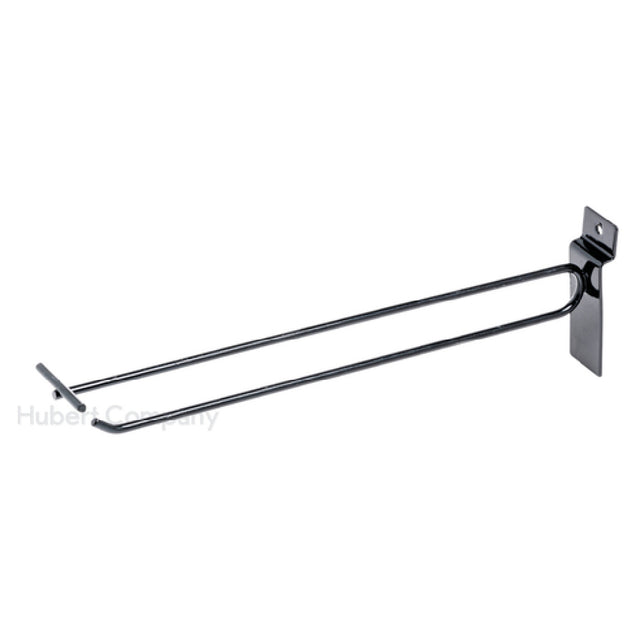 Hubert 86118 - Slatwall Scanner Hook, 10", Black (100 Each Per Case)
