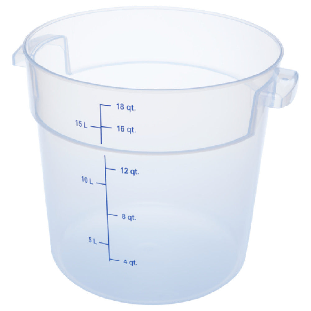 Carlisle 1096830 Carlisle StorPlus™ Food Storage Container 18 Qt. Round