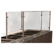 Advance Tabco SGCC-36 Vertical Food Shield 36" Wide Height As Specified (top Of Glass Must Be At Least 60" Above The Floor)