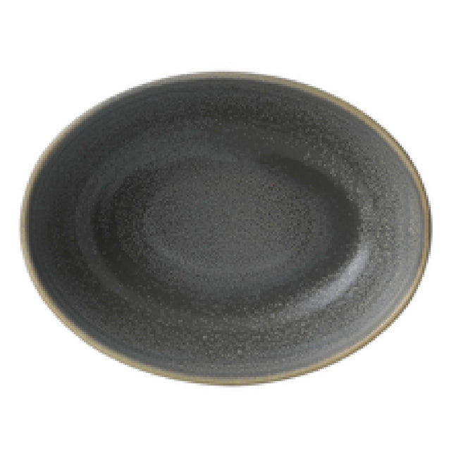 Arc Cardinal EG216 Dudson Evo Granite Deep Oval Bowl 35.0 Oz (L:8.5'' X W:6.5'') Stoneware