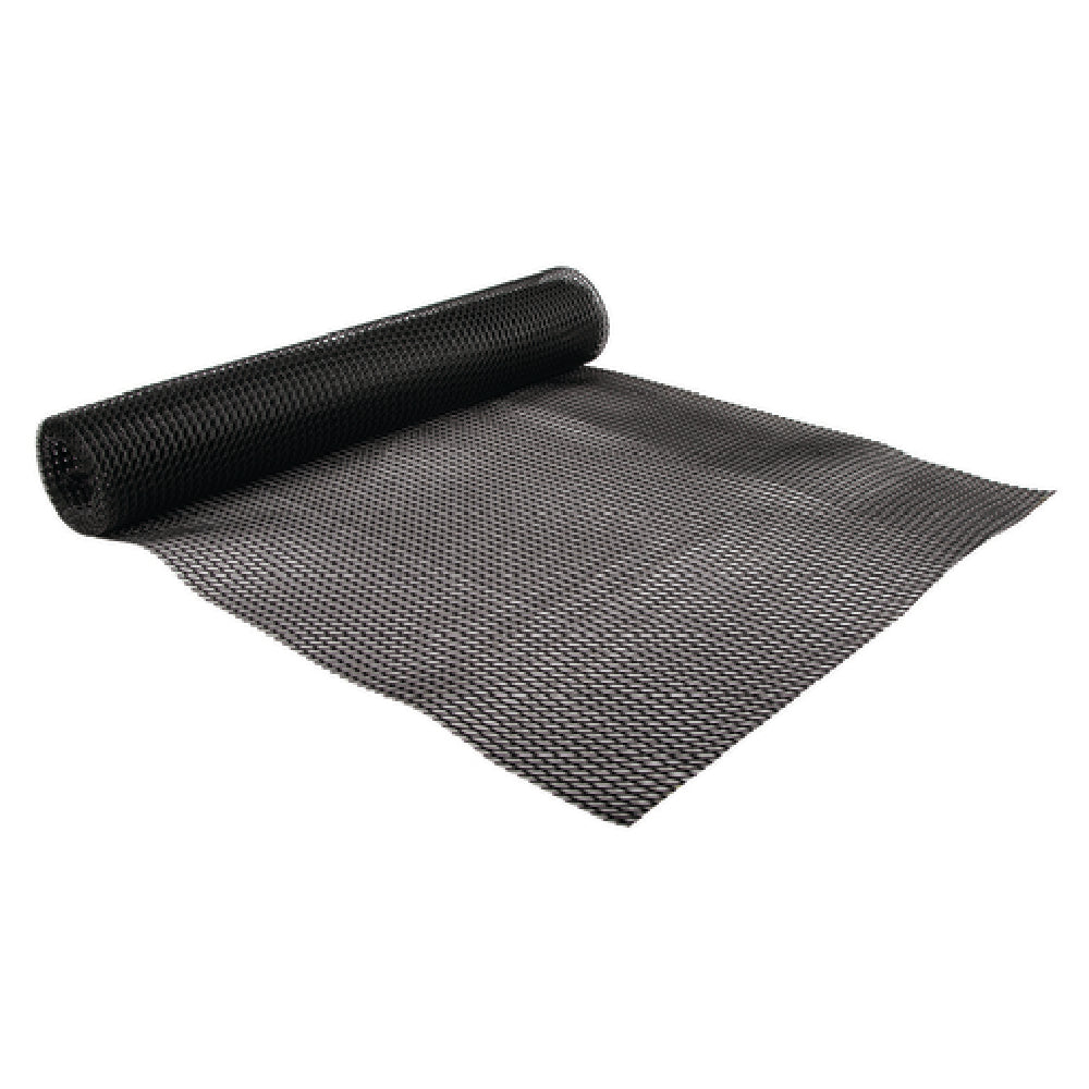 CFS Brands PL0105 - San Jamar - Poly Shelf Liner, 2' X 10' Roll, Black (bagged With Header Card)