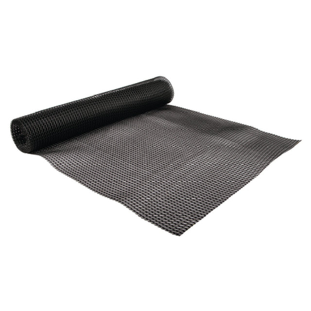 CFS Brands PL0105 - San Jamar - Poly Shelf Liner, 2' X 10' Roll, Black (bagged With Header Card)