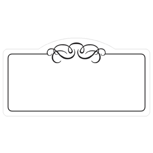 Hubert 28285 - Merchandising Tag, 4" X 2-1/8"H, Rectangular