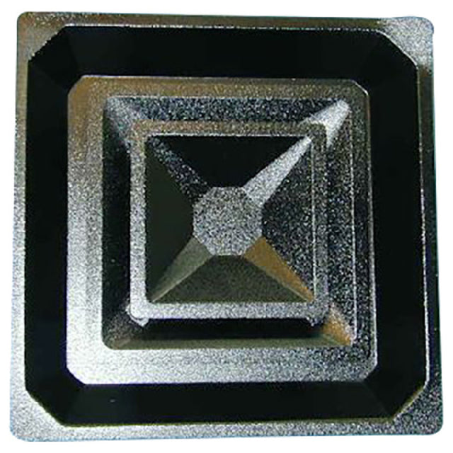AllPoints 5561026 Air Diffuser 12" 4way (6"neck Black W/ Frm)