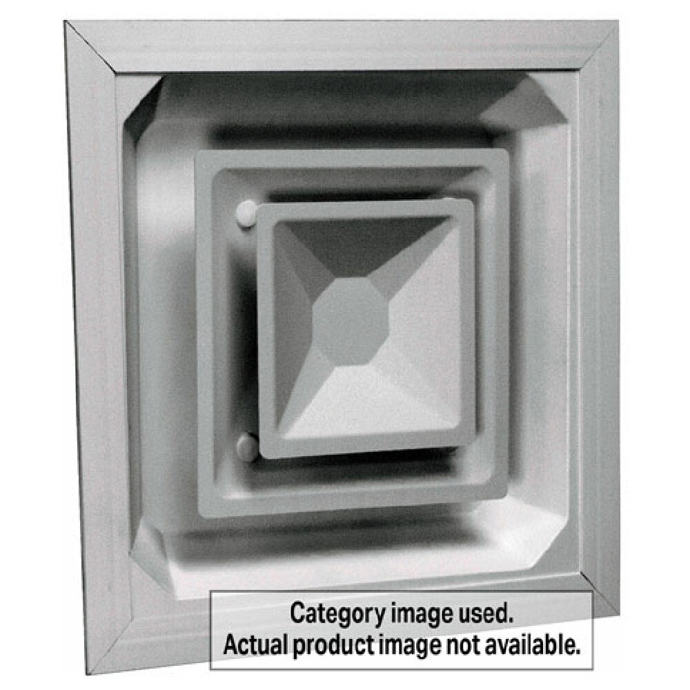 AllPoints 5561029 Air Diffuser 12" 4way (8"neck Beige W/ Frm)