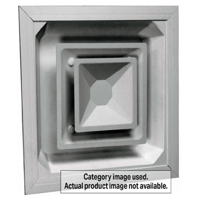 AllPoints 5561029 Air Diffuser 12" 4way (8"neck Beige W/ Frm)
