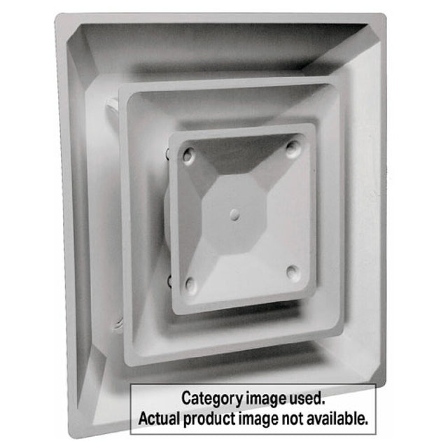 AllPoints 5561032 Air Diffuser 3way (10"neck White 24"sq)