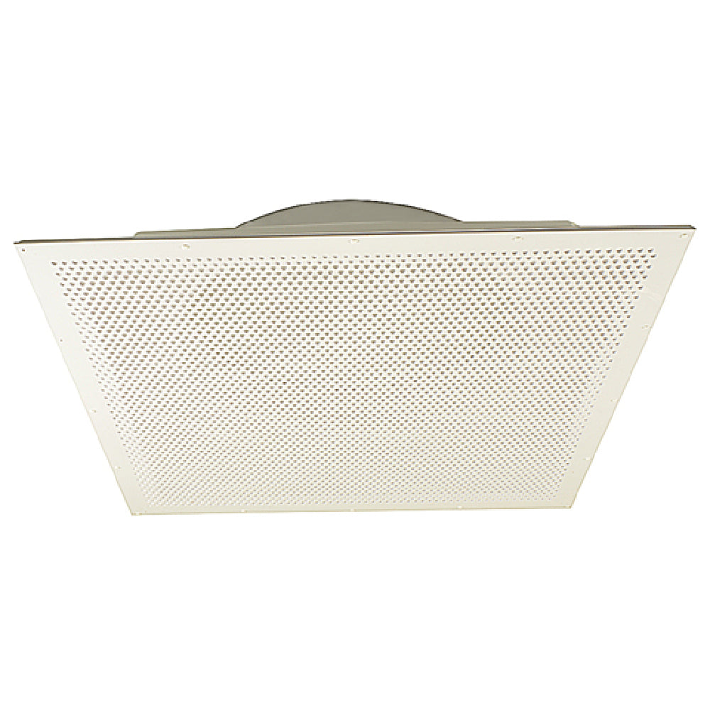 AllPoints 5561134 Air Diffuser Perf Recsd 16"nk 3/8"holes Wht