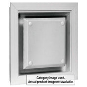AllPoints 5561180 Return/supply Combo 12" (6"neck Black W/ Frm)