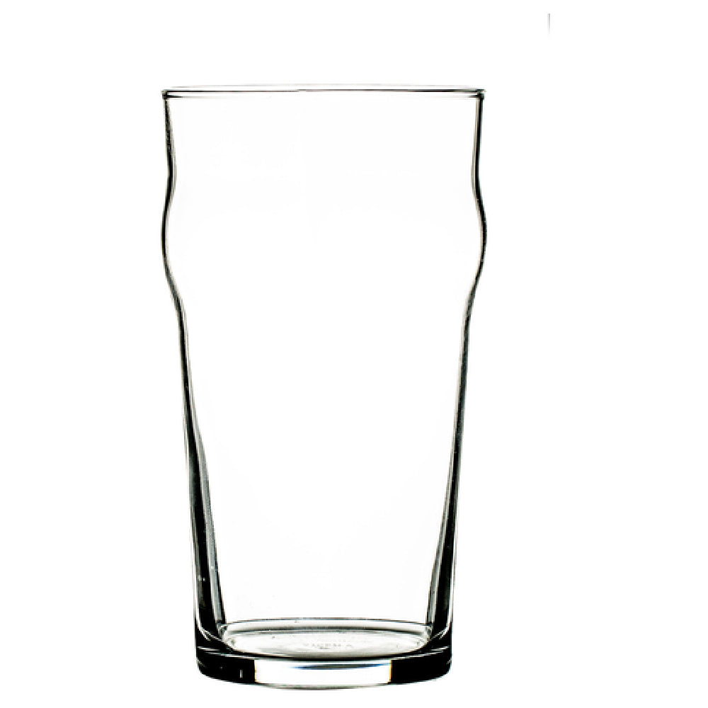 Hospitality Brands HGV4385-012 Hospitality Brands Beer Nonic Glass 20 Oz. Fully Tempered