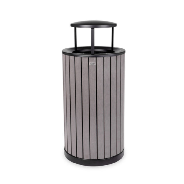 Alpine Industries ALP4400-01-GRY-RB Trash Container 32 Gallon (121 Liter) 20"W X 20"D X 33-7/8"H