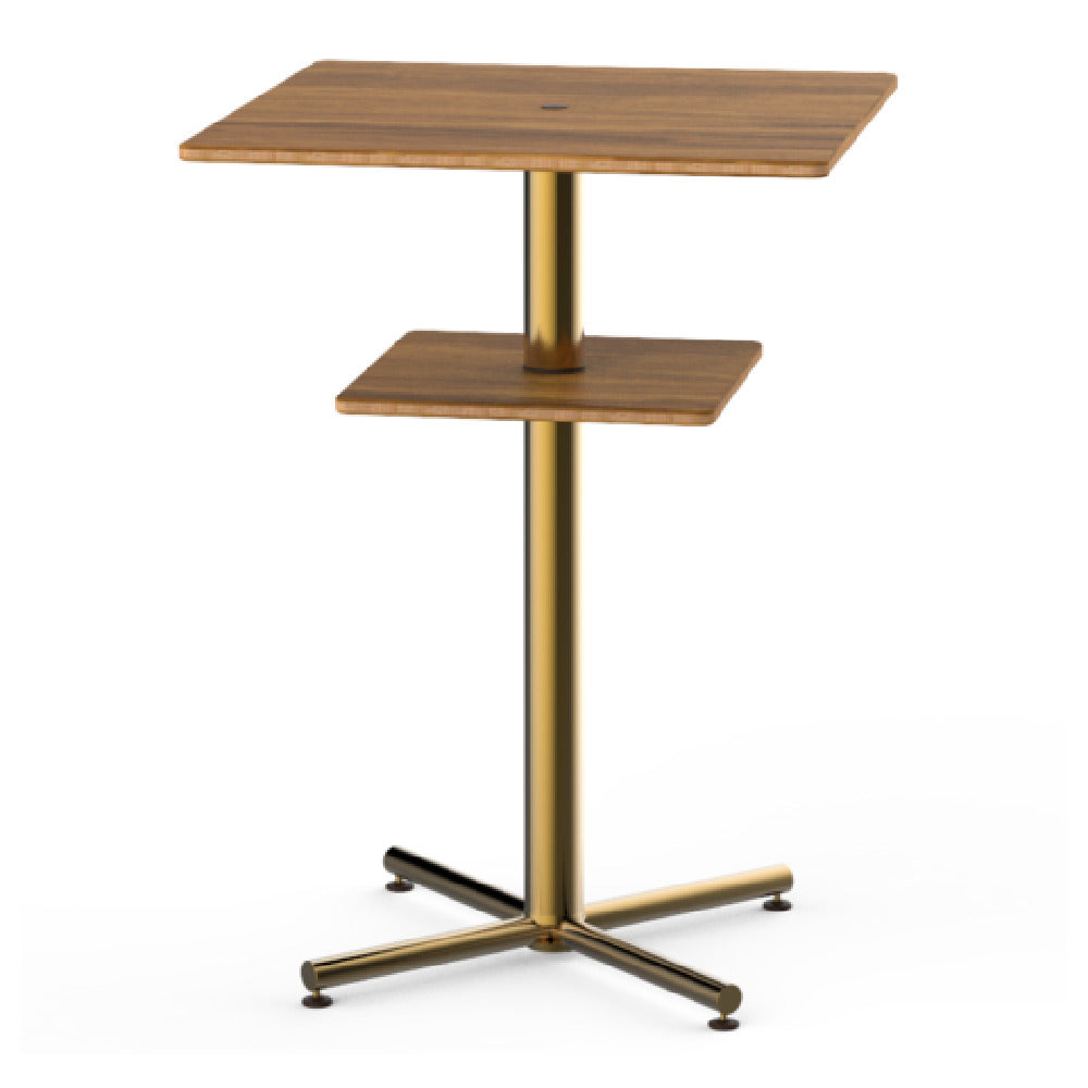 Steelite MGCPBS02BBXX - Square Bar Table, 30.0" X 30.0" X 42.5", Polo
