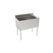 Krowne 18-30 Silver Series Insulated Ice Bin With Full Sliding Cover 30" W X 12" Deep X 22.5” Front To Back Depth
