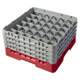 Cambro 36S800163 Camrack® Glass Rack With (4) Soft Gray Extenders Full Size