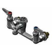 T&S Brass B-2271-CR Service Sink Faucet Wall Mount 8" Adjustable Centers