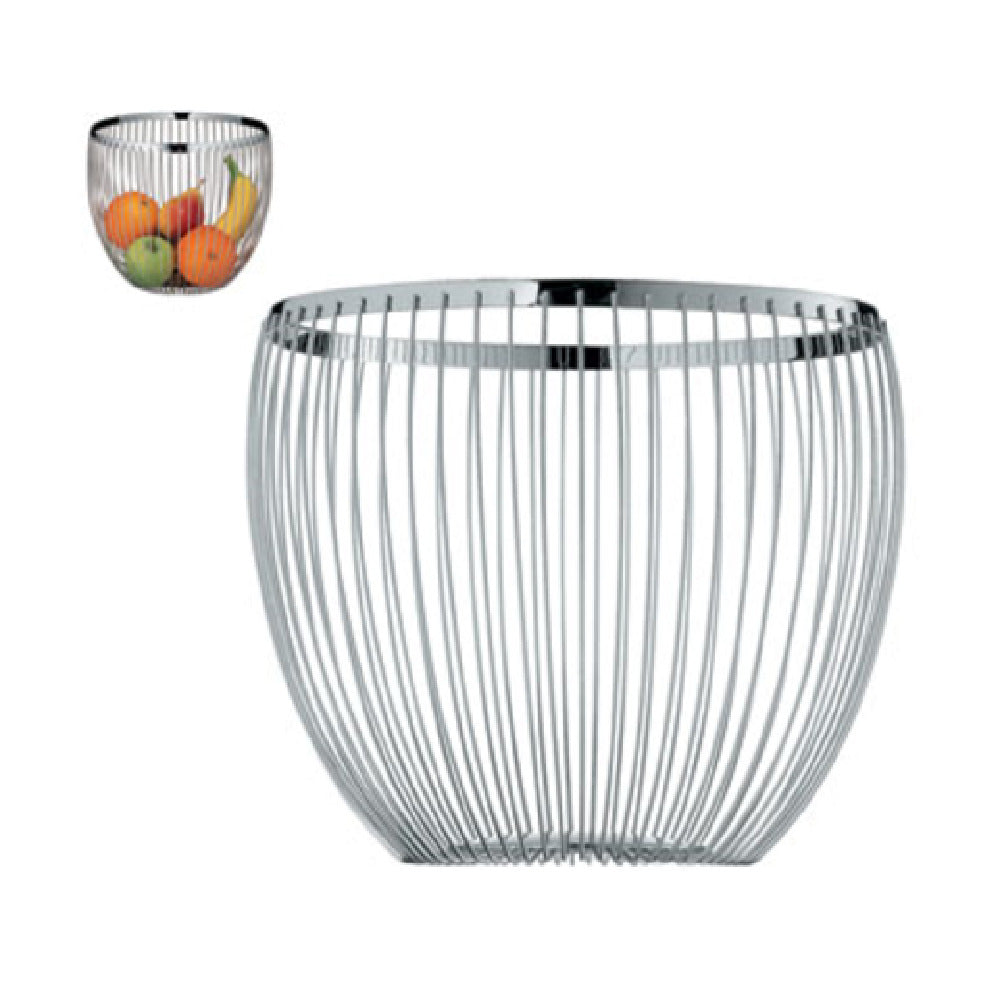 BauscherHepp 06.6521.6040 Fruit Basket 10-1/4" Dia. X 8-3/4"H For 06.3014.604506.3010.604006.3011.6040 & 06.2441.604018/10 Stainless Steel