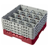 Cambro 16S800416 Camrack® Glass Rack With (4) Soft Gray Extenders Full Size