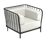 Emuamericas, Llc E1080-22 - Cannolè Lounge Armchair, Outdoor/indoor, Steel Wire Back