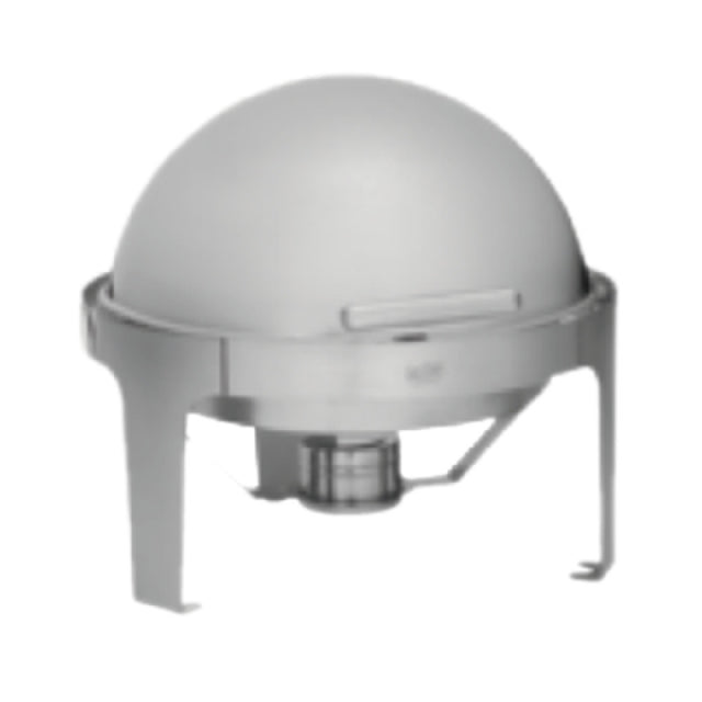 Tablecraft CW40168 Fuel Chafer Dish With Roll Top 6 Qt. (6-1/2 Qt. Capacity)