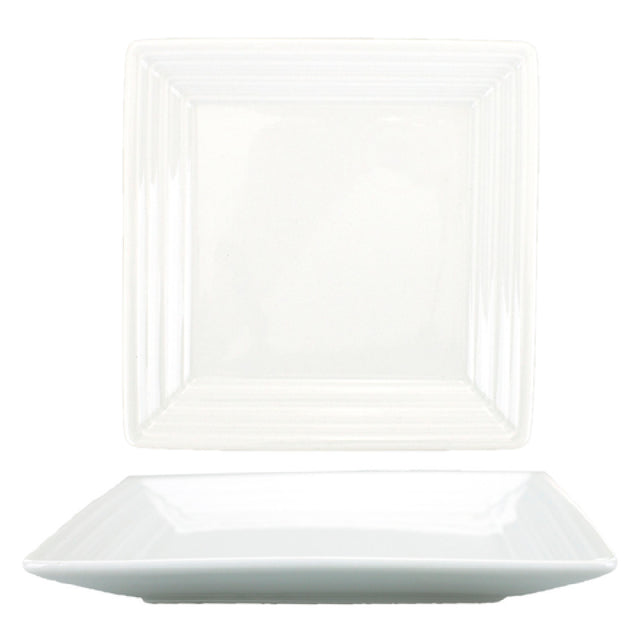 International Tableware MZ-88 Plate 8-1/2"W X 8-1/2"D X 1-1/8"H Square