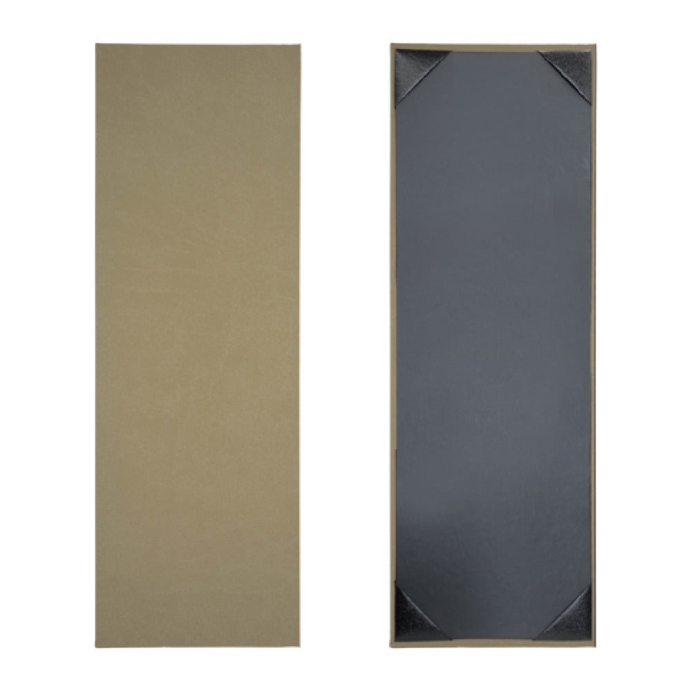 Risch EVERGREEN-1V 4.25X14 Evergreen Hardback Bio-friendly Faux-leather Menu Cover (specify Color)