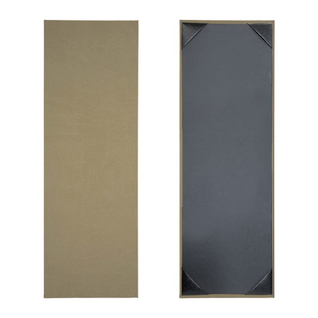 Risch EVERGREEN-1V 4.25X14 Evergreen Hardback Bio-friendly Faux-leather Menu Cover (specify Color)
