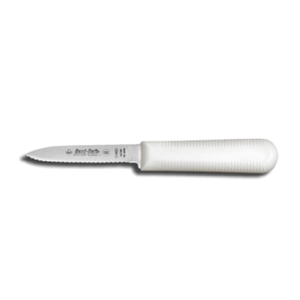 Dexter 15663 Sani-Safe® (S104SC-2PCP) Paring Knife 3-1/4" Scalloped Edge