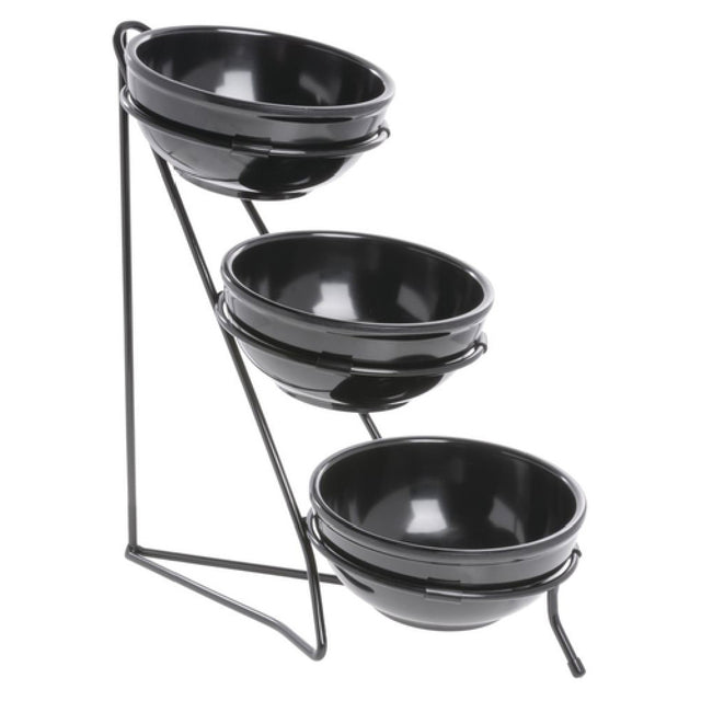 Hubert 80600 - Bowl Display Stand, 3-tier, 8" X 15" X 19-1/2"H Overall