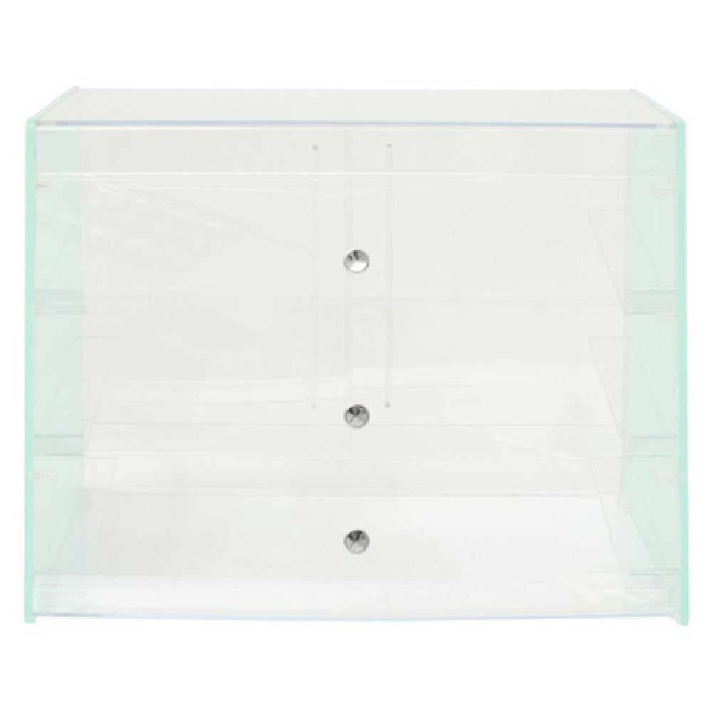 Hubert 80601 - Silver Satin™ Display Case, 26-1/2" X 23-3/4" X 20"H, Large