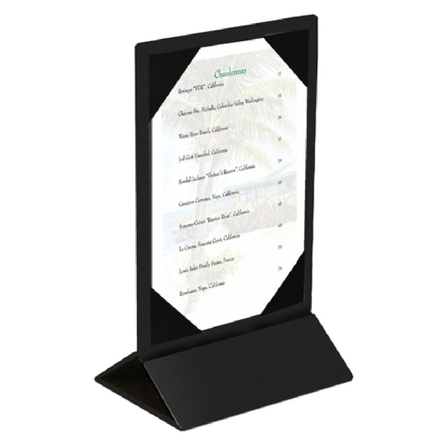 Menu Solutions TT2SPIX-46 Table Tent Holds 4" X 6" Inserts Double Sided