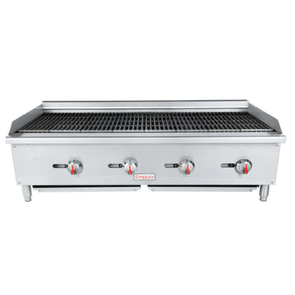 Empura ECB-48S - Standard Duty Gas Charbroiler, Natural Gas, 48"W X 26"D X 15-7/8"H