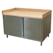 BK Resources CMBT-3648H Chef Table Cabinet Base With Hinged Doors 48"W X 36"D X 39"H Overall Size