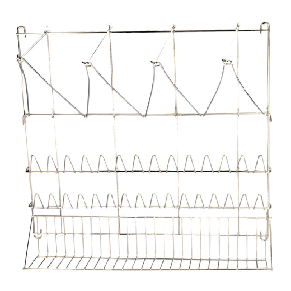 JB Prince B703 Baker's Drying Rack 21" X 18" Holds 4 Bags