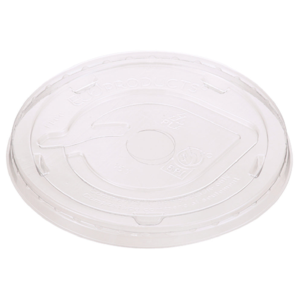 AllPoints 56105 Pla Flat Cold Cup Lid Fits 9 24 Oz 1000/cs