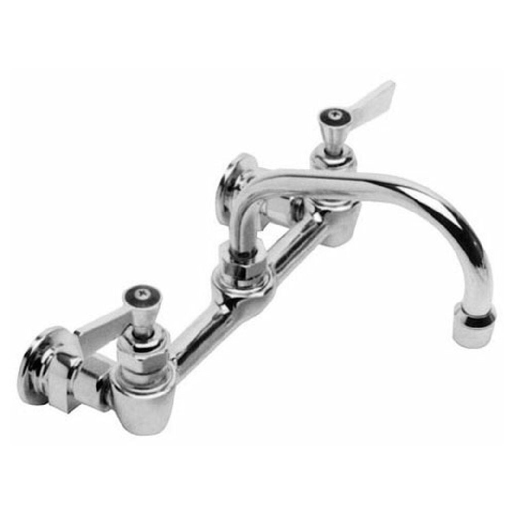 Fisher Faucet F3253 Adjustable Pantry Faucet 8" Ctr Wall 12" Noz