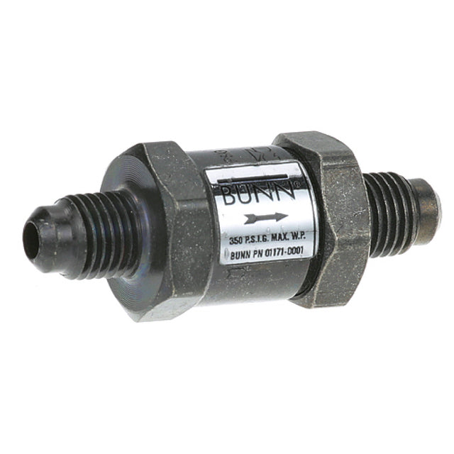 Bunn BU01171.0000 Check Valve 1/4" Flare