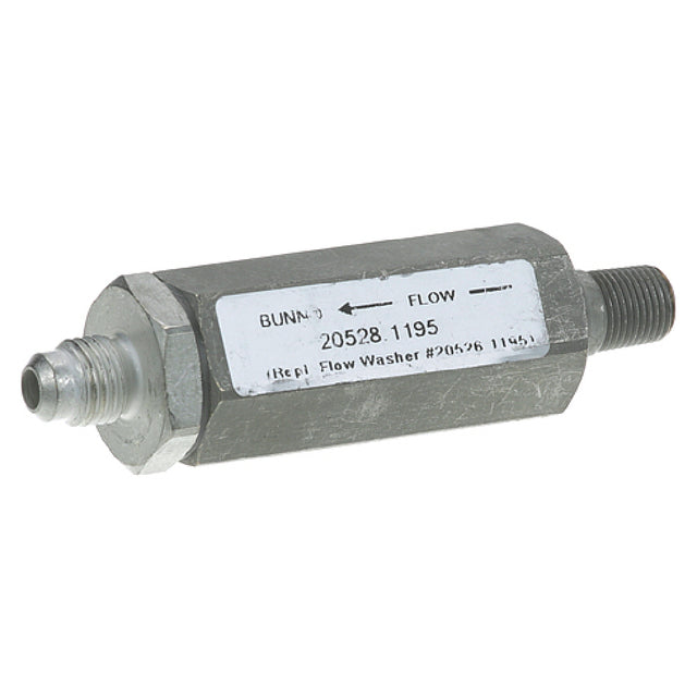Bunn 1184-0011 Flow Control Assy 1/4flx1/8mpt .195gpm