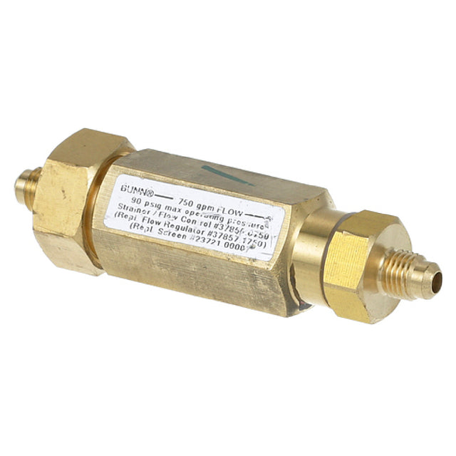 Bunn 37855.075 Strainer/flow Control 1/4 Flare X 4 1/4
